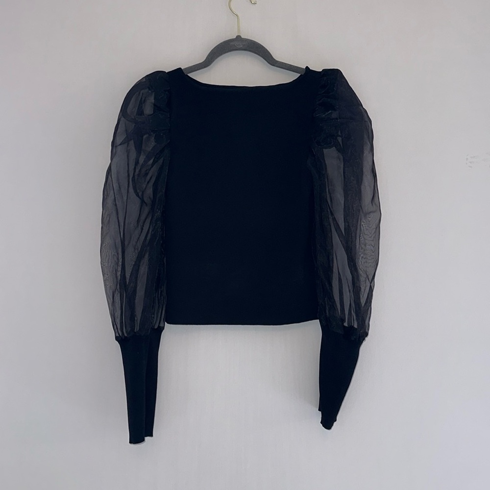 Lea & Viola Black Long Sleeve Top